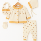 First Moments 5-Delige newborn set GEEL