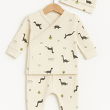 Little Dino 3-Delige set Creme