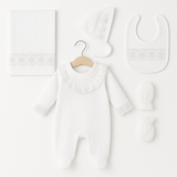 Amélie Ivory Babyset 5-Delig WIT