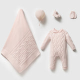5-Delige geboorte/geschenk set - Roze