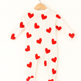 Mini Heart Ribbed Babypakje