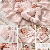 Luxe baby set 5-delig biologisch katoen
