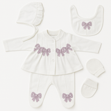 Newborn Ivory 5-Delige Welcome Set LILA