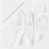 Pure Elegance Lace Newborn Set 6-Delig