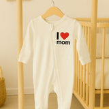 I Love Mom Baby Onesie