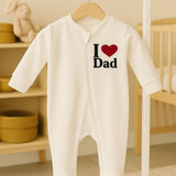 I Love Dad Baby Onesie